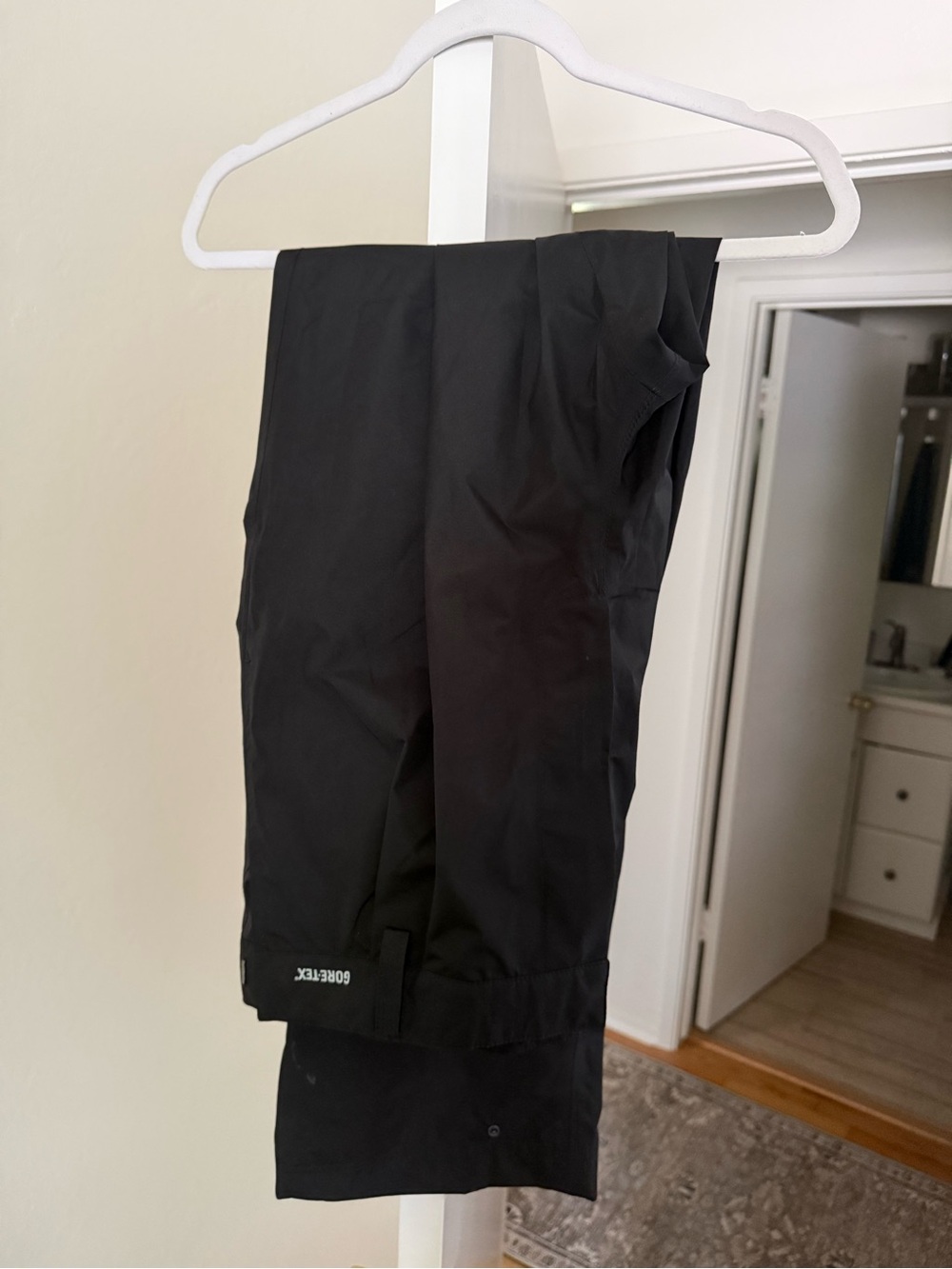 GORE-TEX Zero Restriction Men's Black Waterproof Rain Golf Pants XL